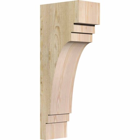 Ekena Millwork Pescadero Rough Sawn Corbel, Douglas Fir, 6"W x 10"D x 26"H COR06X10X26PEC00RDF